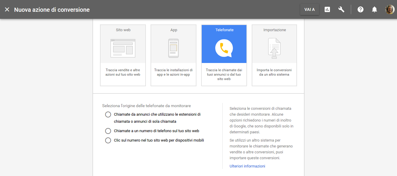 Monitoraggio delle Chiamate AdWords - Telefonate | Widen Agency